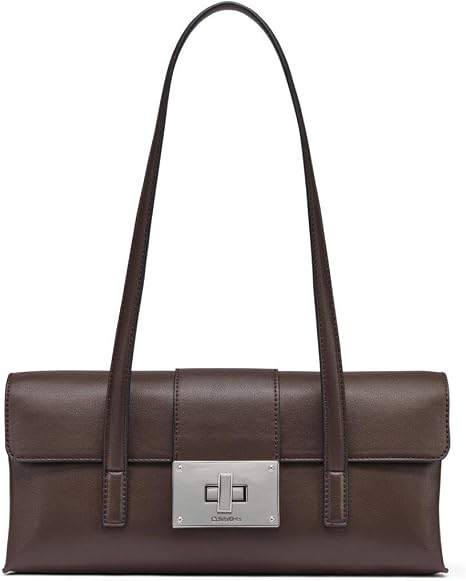 NWT Calvin Klein Women's Saige Triple Compartment Flap Shoulder