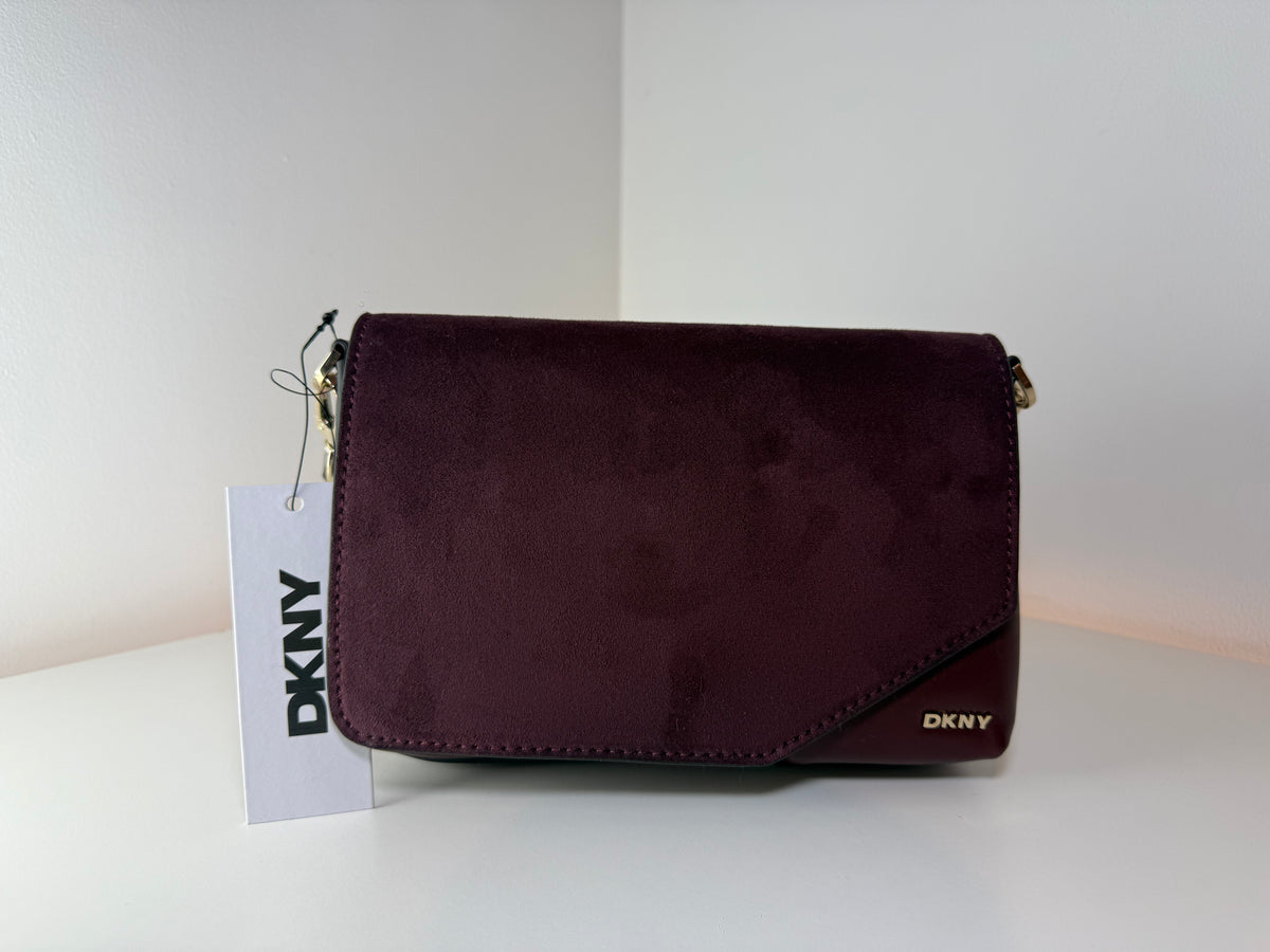 Bolso de hombro DKNY R433AH42 Thyme, color negro, nuevo con etiquetas