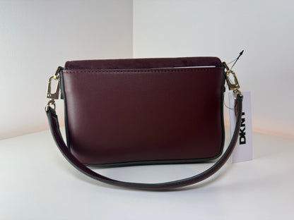 Bolso de hombro DKNY R433AH42 Thyme, color negro, nuevo con etiquetas