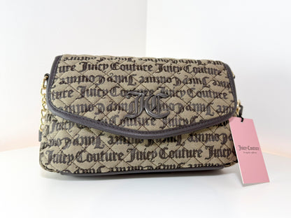 Bolso de hombro con solapa Juicy Couture 11JCDNMJC-GQT "Isn't She Lovely", nuevo con etiquetas