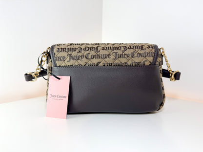 Bolso de hombro con solapa Juicy Couture 11JCDNMJC-GQT "Isn't She Lovely", nuevo con etiquetas