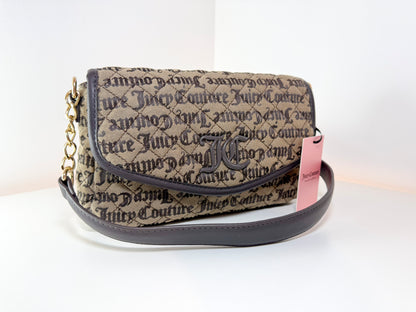 Bolso de hombro con solapa Juicy Couture 11JCDNMJC-GQT "Isn't She Lovely", nuevo con etiquetas