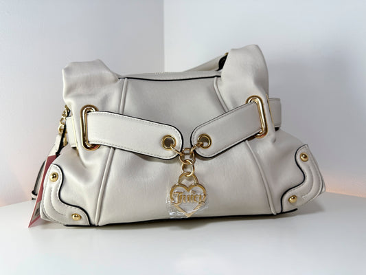 Bolso satchel Generation Juicy 11JCEE7JC-CL de Juicy Couture, nuevo con etiquetas, color cristal, tipo bandolera y de hombro
