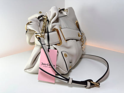 Bolso satchel Generation Juicy 11JCEE7JC-CL de Juicy Couture, nuevo con etiquetas, color cristal, tipo bandolera y de hombro