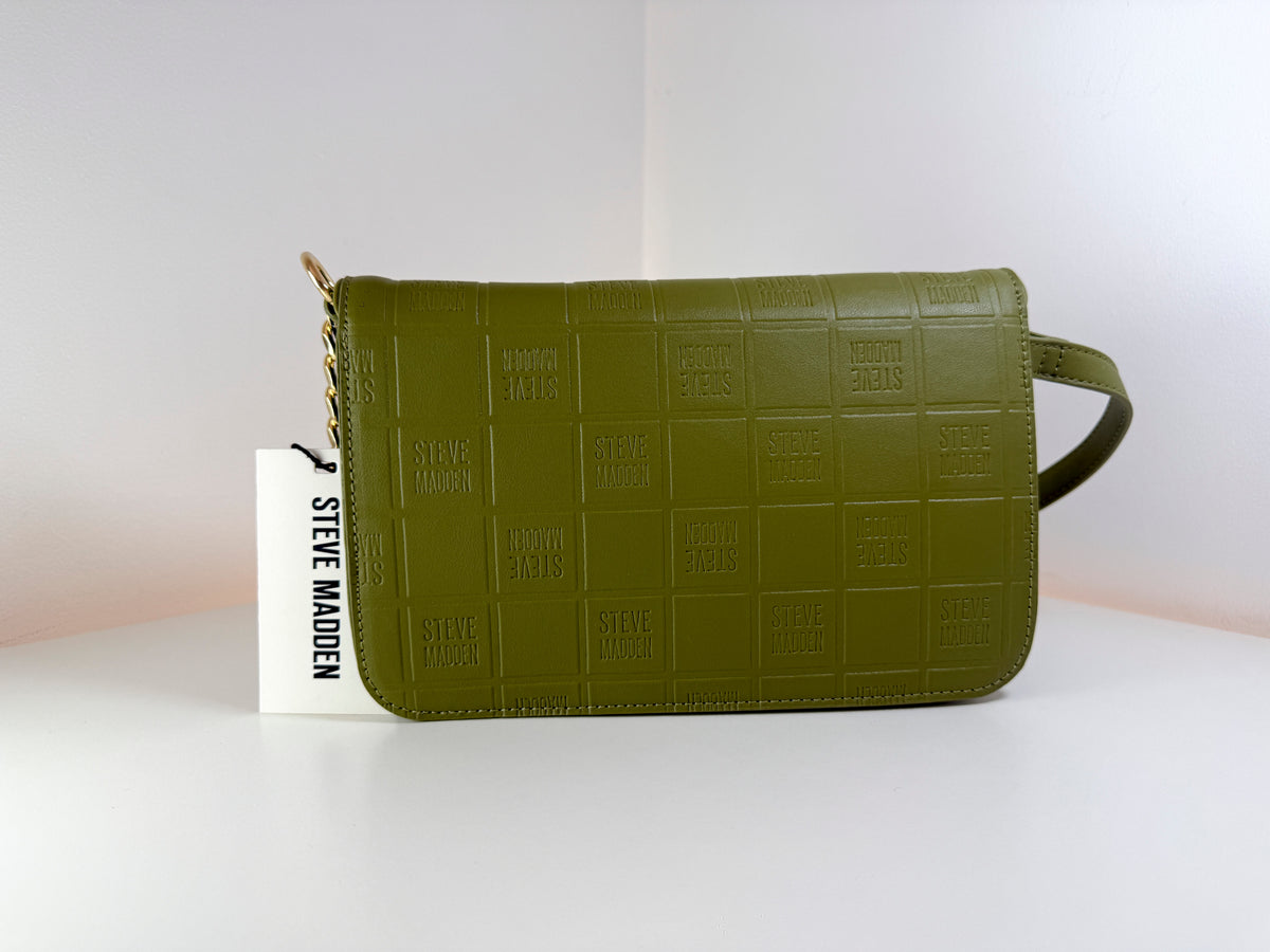Bolso de hombro Steve Madden DR143155 BFARR, nuevo con etiquetas