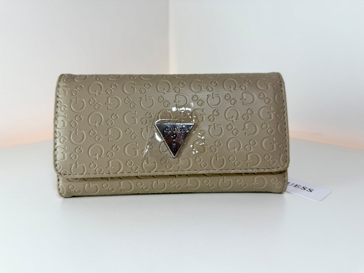 Cartera Guess SE189551 Jillian color topo, nueva con etiquetas