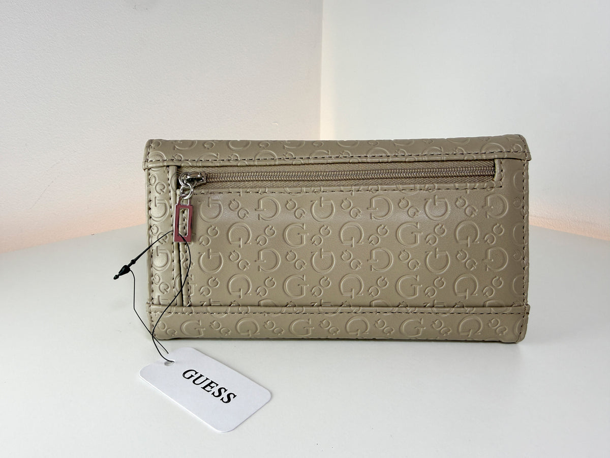 Cartera Guess SE189551 Jillian color topo, nueva con etiquetas