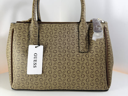 Bolso de hombro/bandolera Guess SA199406 Elliot color nogal, nuevo con etiquetas (NWT)