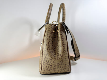 Bolso de hombro/bandolera Guess SA199406 Elliot color nogal, nuevo con etiquetas (NWT)