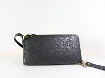 Cartera negra Darcy Marks London, nueva con etiquetas, SPVTO09
