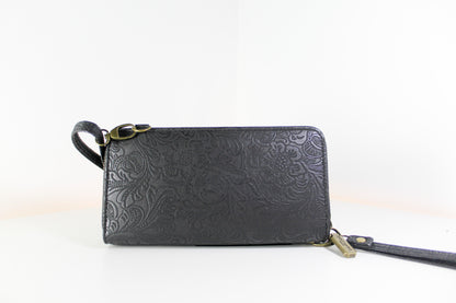 Cartera negra Darcy Marks London, nueva con etiquetas, SPVTO09