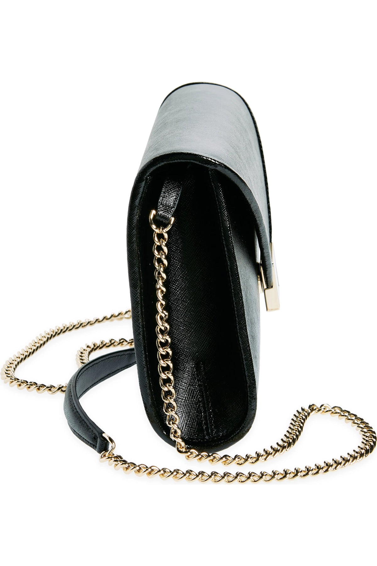 NWT Kate Spade anna medium envelope leather convertible clutch Chain Crossbody