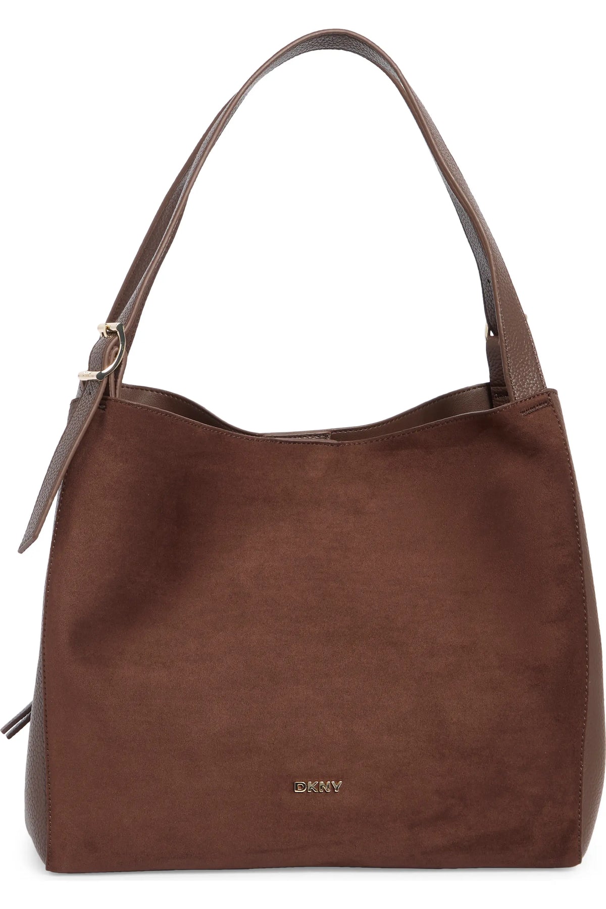 NWT DKNY Miller SM Triple Com R53EMN10 Brown Bag