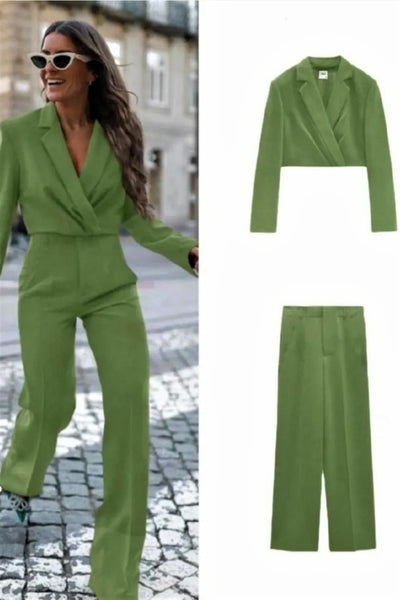 Green Suit Set